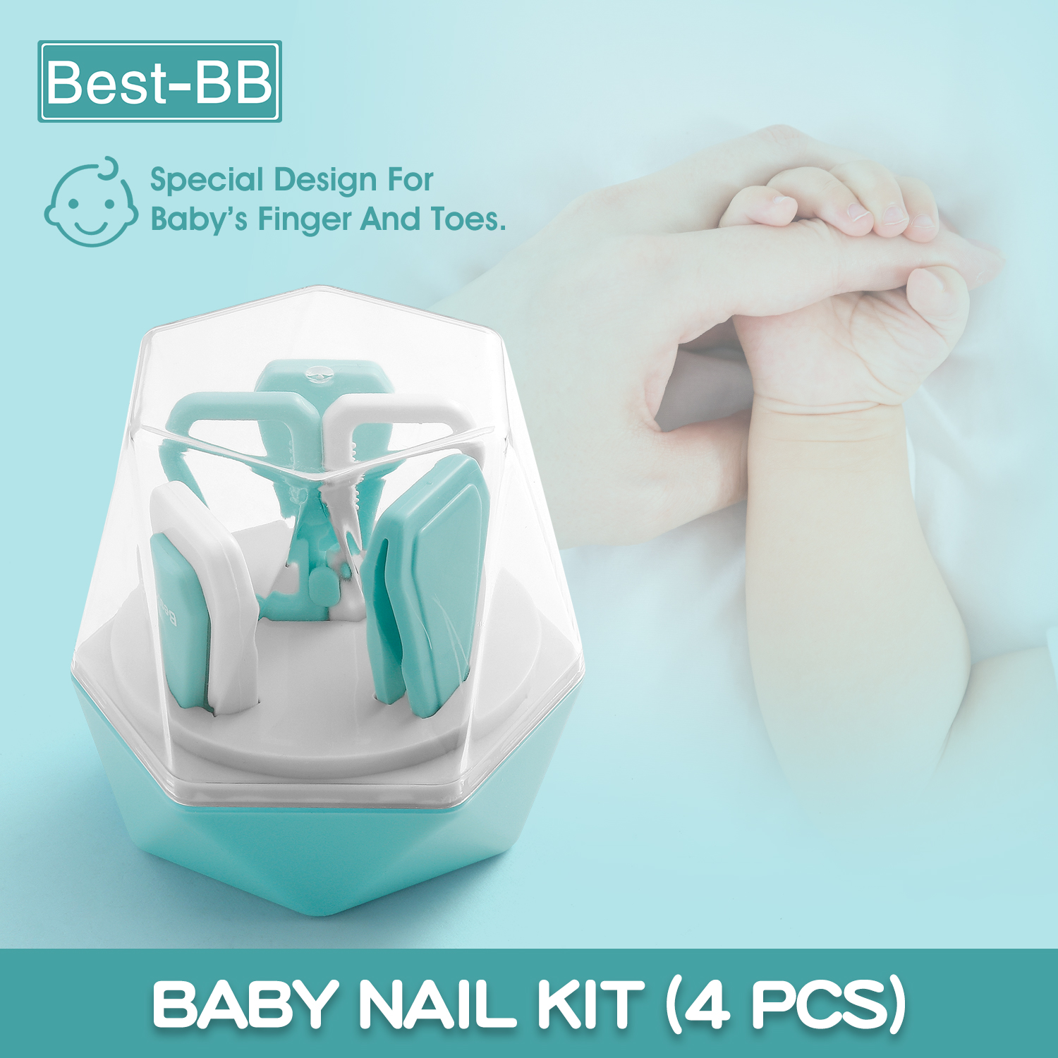 1-4 pcs baby nail care kit