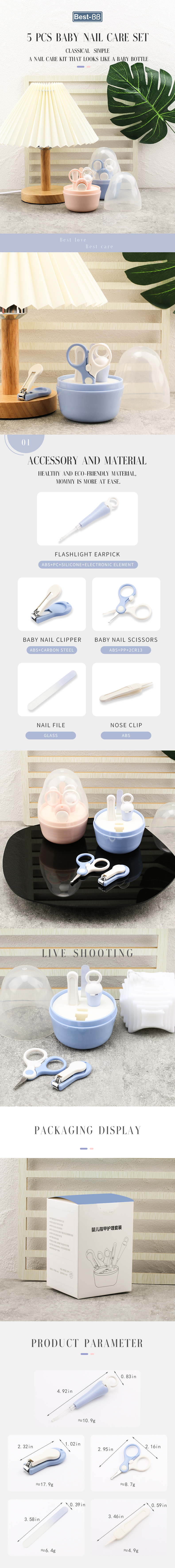 5-in-1 Baby Nail Care Set