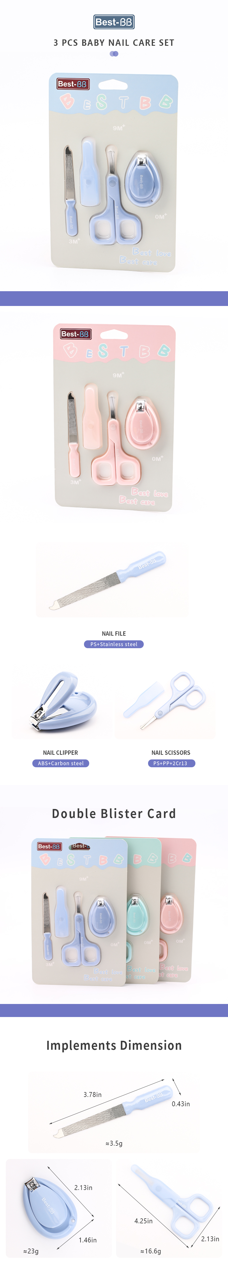 baby nail care kit