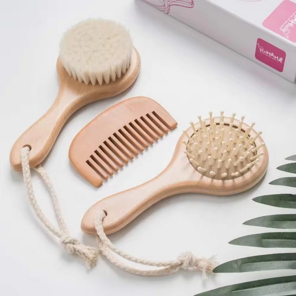 Round-Wooden-Baby-Brush-and-Comb-Set-Soft-Natural-Baby-Hair-Brush-and-Comb-Manufacturers-Baby-Hair-Brush-Tool