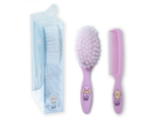 Baby Brush Set with Natural Bristles
