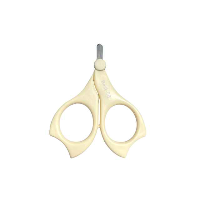 Stainless Steel Round Head Baby Nail Scissors Anti-pinch Safety