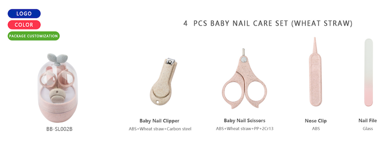 4 PCS BABY NAIL CARE SET