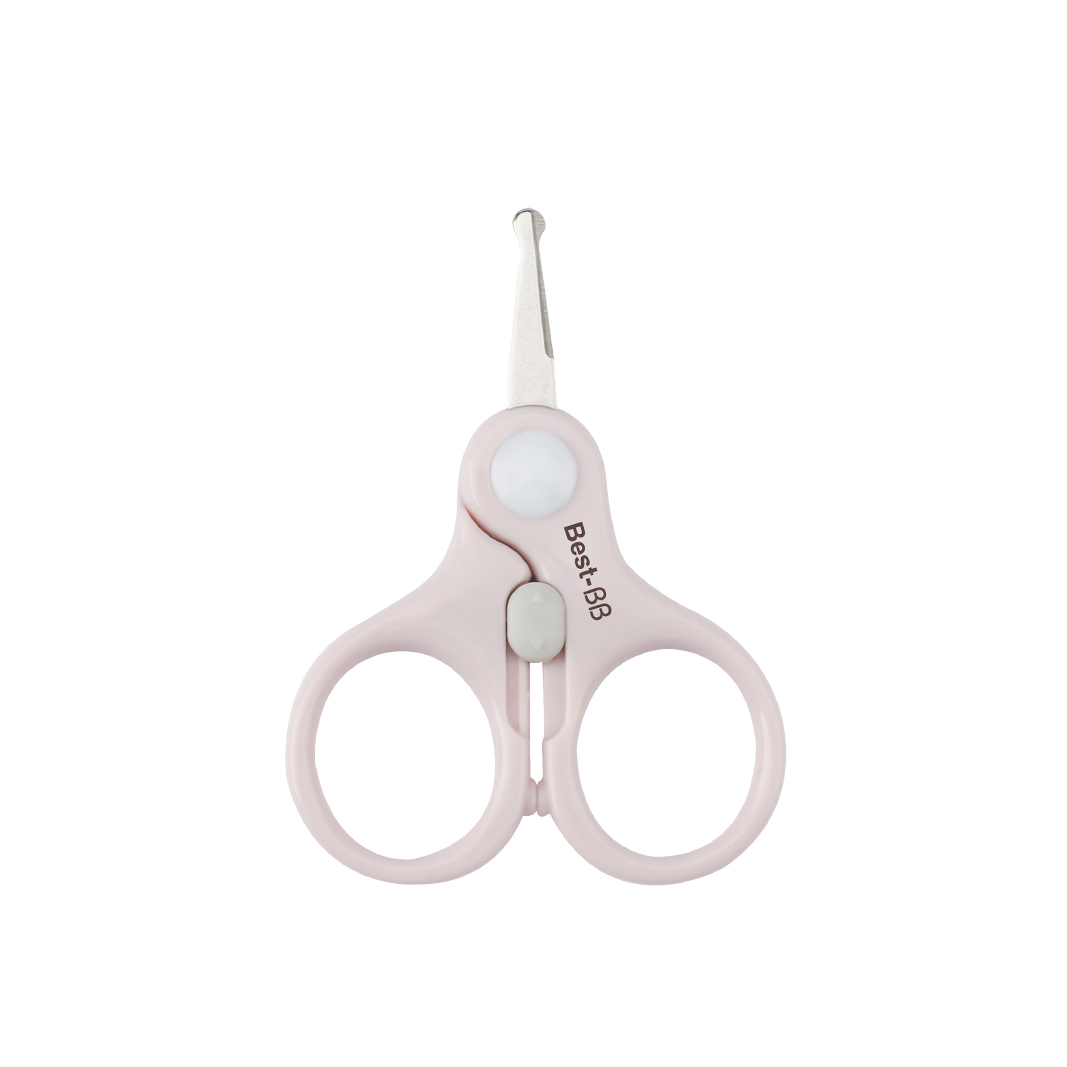 Hot Selling Round Headed Eco-Friendly Baby Safety Nail Scissor